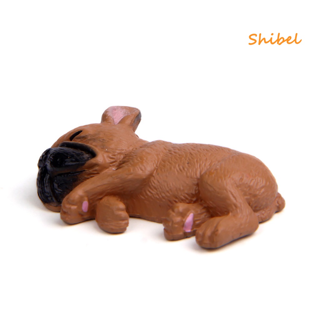 hot-2-นิ้ว-pvc-sleeping-dog-ตุ๊กตาบูลด็อกฝรั่งเศสของเล่นตกแต่งรถ