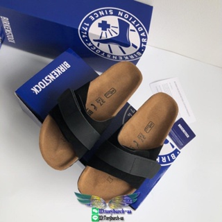 Birkenstock womens suede Velcro flat sandal anti-bacteria indoor slipper summer footwear 35-40