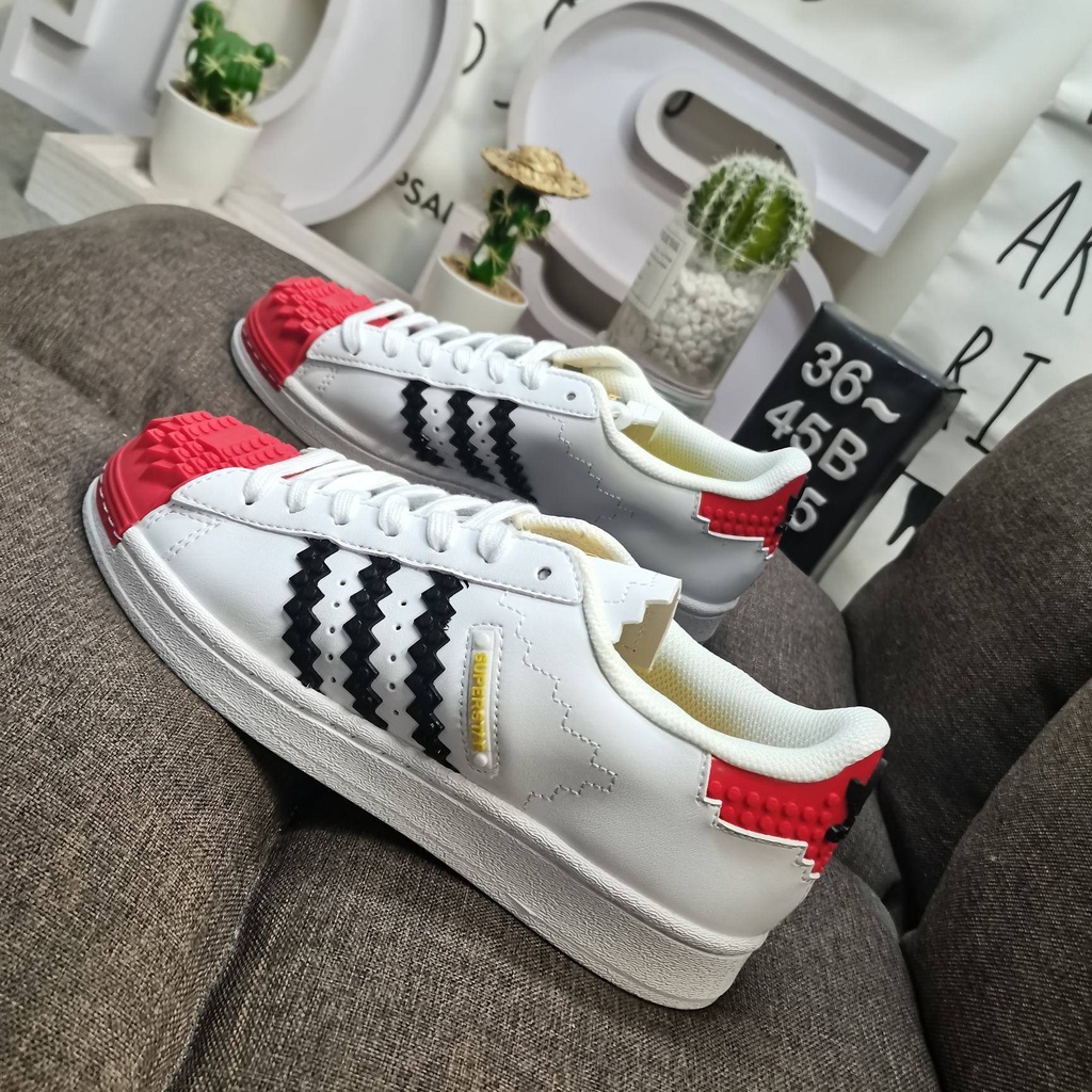 adidas-clover-originals-superstar-shell-head-classic-รองเท้าผ้าใบลําลอง-เหมาะกับการเล่นกีฬา