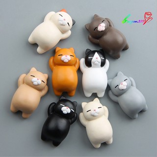 【AG】3D Cartoon Cat Funny Fridge Sticker Refrigerator Home Phone Gift