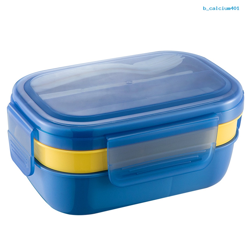 calciwj-lunch-container-good-sealing-compartment-large-capacity-with-tableware-3-layers-multiple-grid