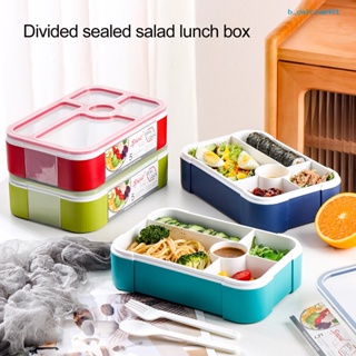 Calciwj Bento Box with Lid Food Grade BPA Free 5 Compartments Large Capacity Lunch
