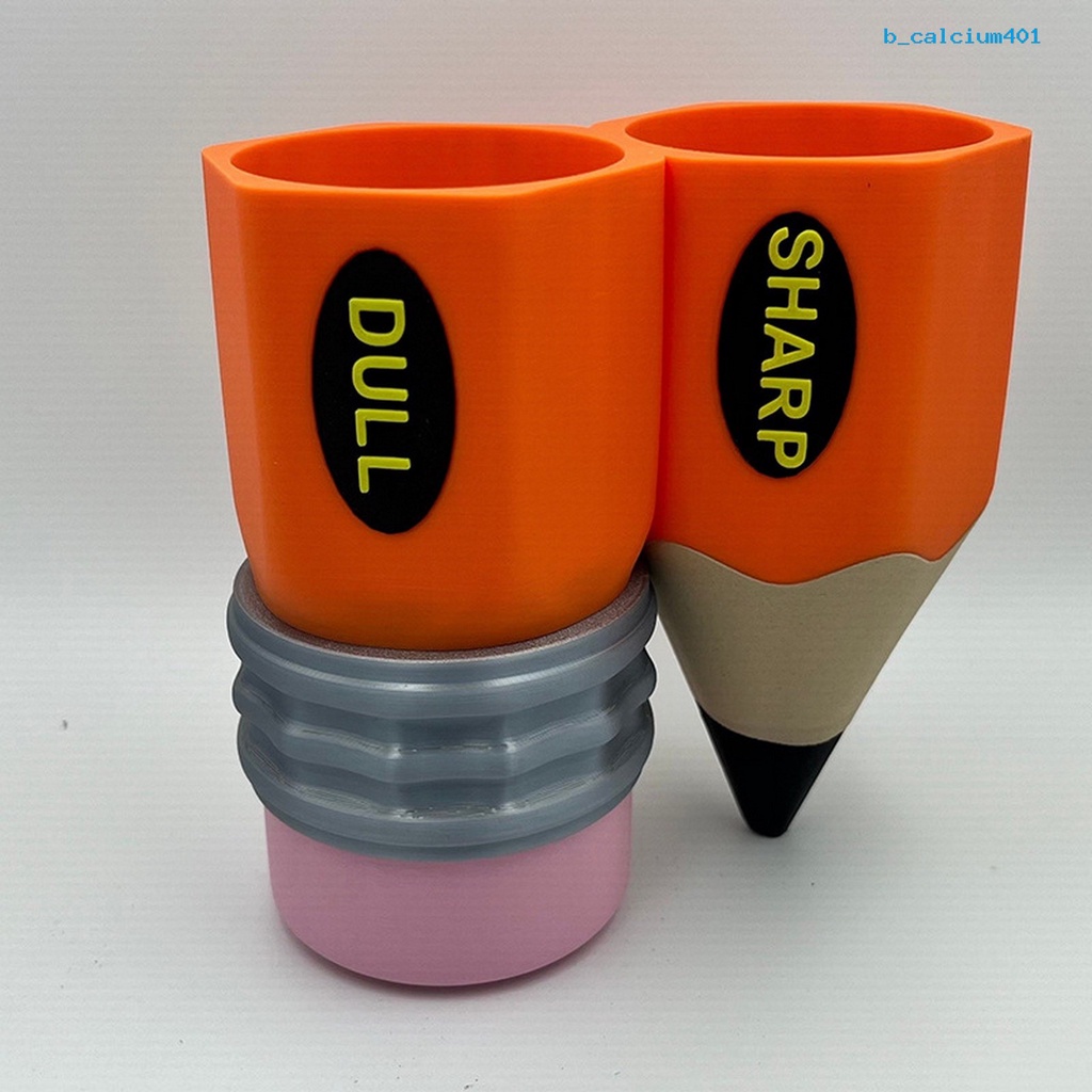 calciwj-sharp-dull-pencil-holder-cute-pencil-shaped-primary-student-classroom-desktop-resin-pen