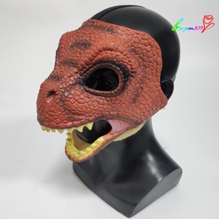 【AG】Vividly Engraved Dinosaur Headgear Breathtaking Emulsion Movie-inspired Dinosaur Costume Halloween