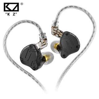 Kz ZS10 Pro X หูฟังอินเอียร์ แบบมีสาย หูฟังเพลง ไฮไฟ เบสมอนิเตอร์ หูฟังกีฬา