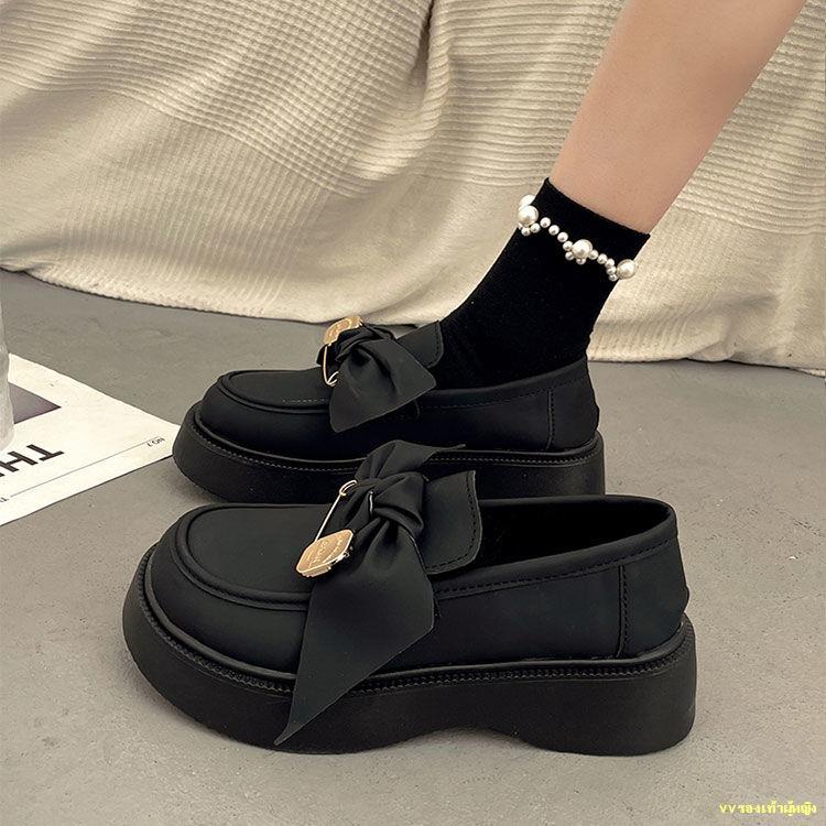 hot-sale-ใหม่รองเท้าหนังขนาดเล็กของผู้หญิง-jk-ชุดมัฟฟินรองเท้า-mary-jane-พื้นหนา