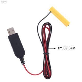 Wili❃ LR03 AAA Battery Eliminator USB Power Supply Cable Replace 1 to 4pcs AAA Battery