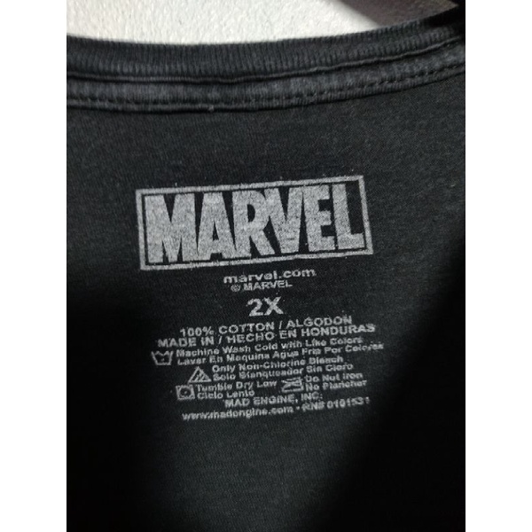 เสื้อยืด-มือสอง-ลายการ์ตูน-marvel-อก-50-ยาว-28