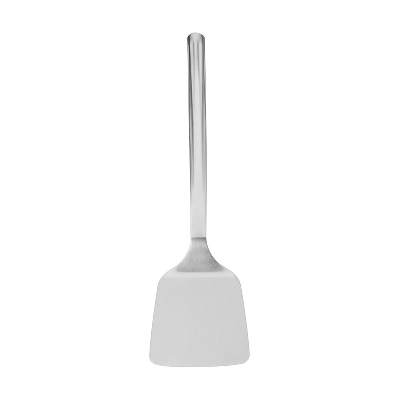 chefn-kitchen-brushed-stainless-steel-solid-turner-slotted-turner-cooking-utensils-ตะหลิวสแตนเลส