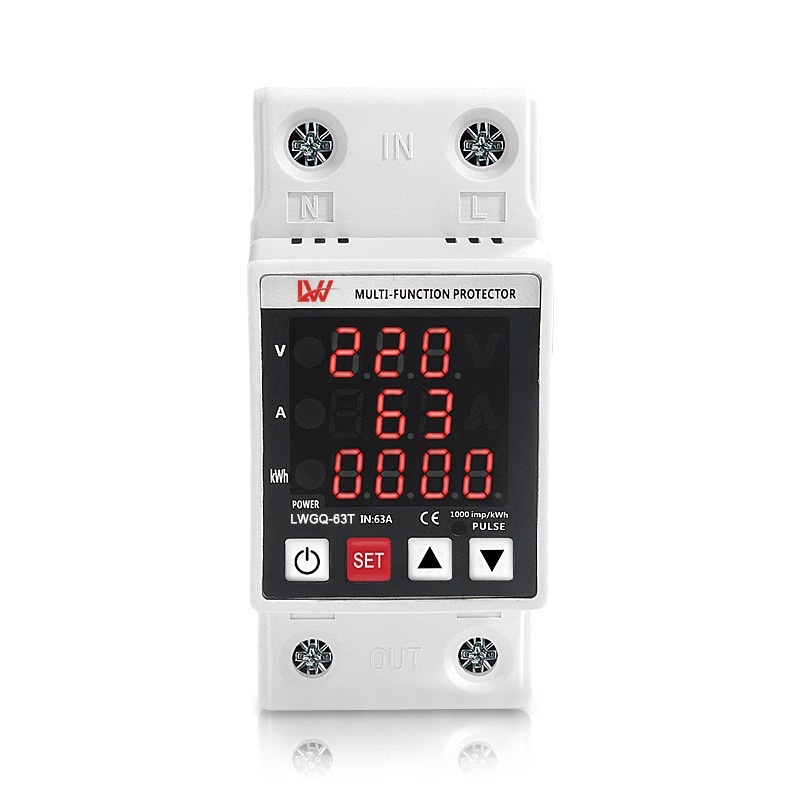 อุปกรณ์ป้องกันไฟเกิน-ไฟตก-กระแสเกิน-1-63a-230v-พร้อมส่งจากไทย