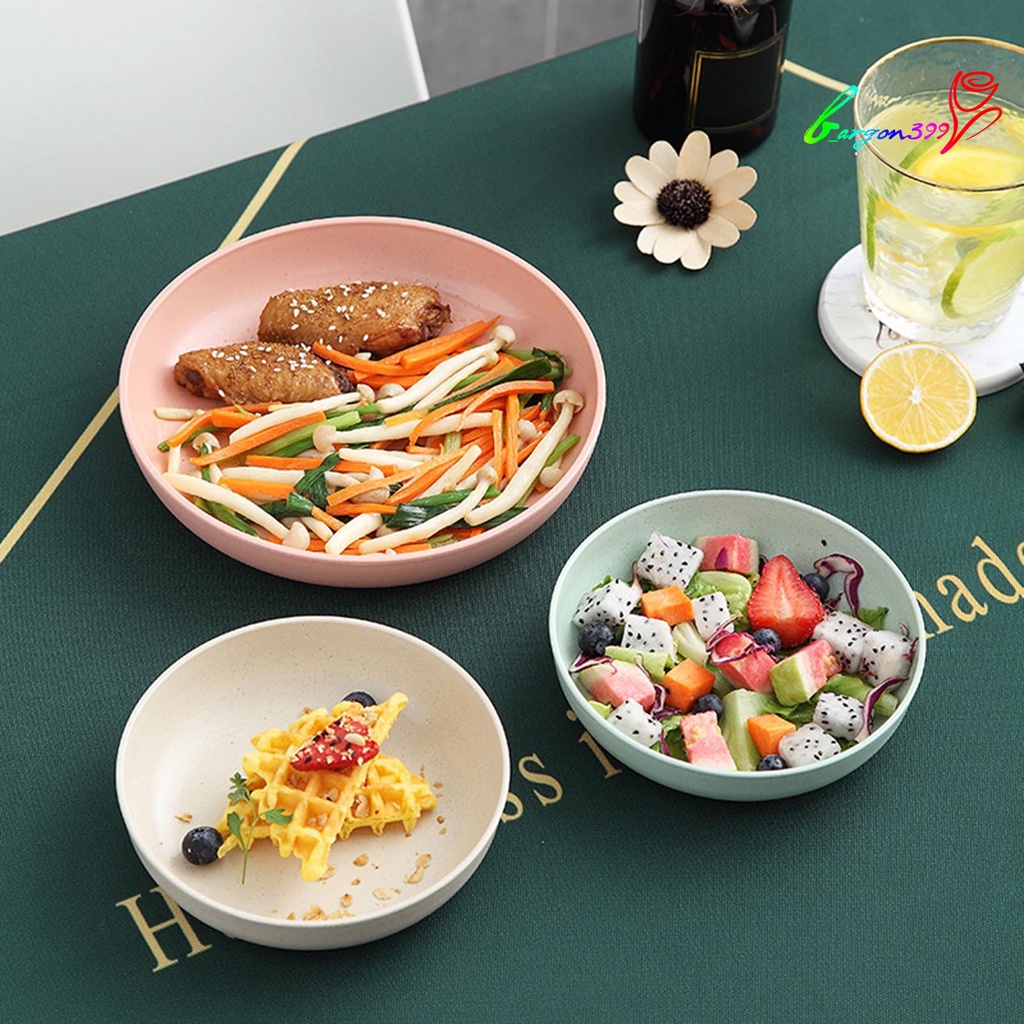 ag-dinner-plate-solid-color-smooth-surface-easy-cleaning-microwave-food-grade-round-shape-plate