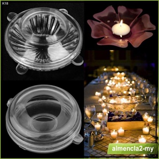 [AlmenclafdMY] 2x Plastic Clear Floating Candle Mould Soap Mold DIY Floating Candle Models