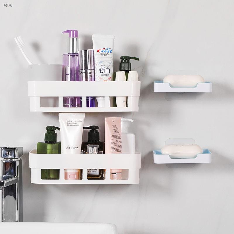 Bathroom Storage Rack Wall Hanging Shower Shelf Kitchen Storage Rack