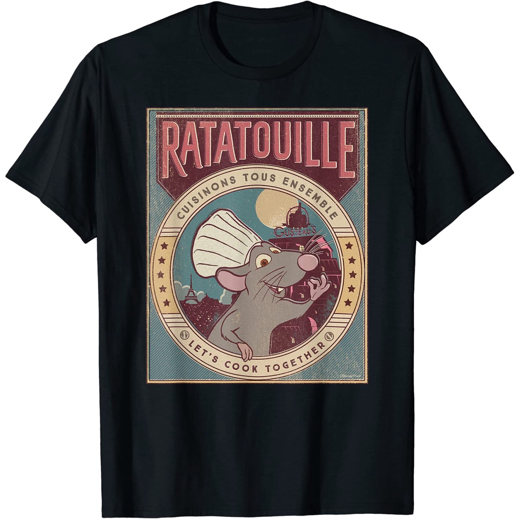 เสื้อยืด Ratatouille Chef Remy ของดิสนีย์และพิกซาร์ Let’s Cook Together ...