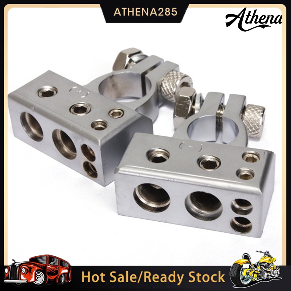 2pcs-4-8-awg-zinc-alloy-car-อัตโนมัติขั้วบวกลบแบตเตอรี่-clamps