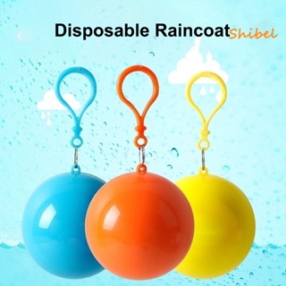 Rg_ เสื้อปอนโช แบบใช้แล้วทิ้ง น้ําหนักเบา กันน้ํา เอฟเฟคโปร่งใส มีฮู้ด กันฝน แบบพกพา พร้อมลูกบอลเก็บเสื้อกันฝน แบบใช้แล้วทิ้ง สําหรับตั้งแคมป์