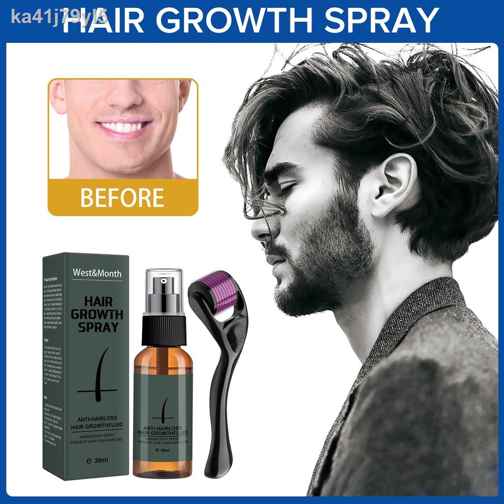 Beard Growth Spray Enhancer Moisturizer Anti-Hair Loss Promotes Thick ...