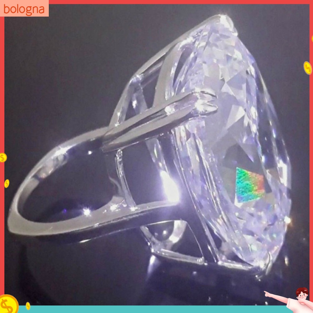 bologna-แหวนเพชร-cubic-zirconia-ขนาดใหญ่สําหรับผู้หญิง