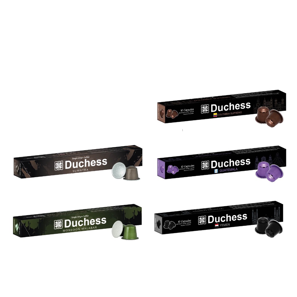 duchess-coffee-capsule-1-กล่อง-10-แคปซูล-มี-5-รสชาติ-สามารถเลือกรสชาติกาแฟได้-ใช้ได้กับเครื่องระบบ-nespresso-เท่านั้น