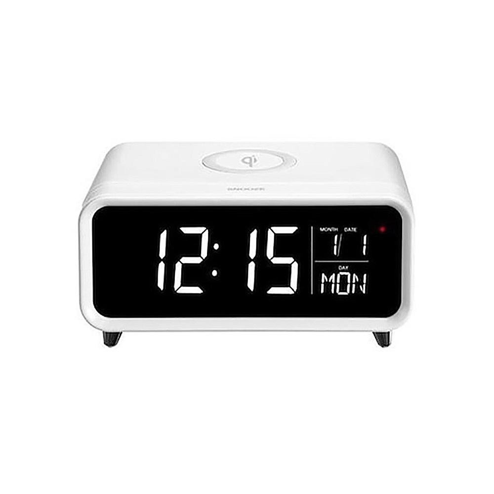 HOME&BEYOND นาฬิกาตั้งโต๊ะดิจิทัล RIN 215070402 6.5X4 นิ้ว สีขาว สินค้า