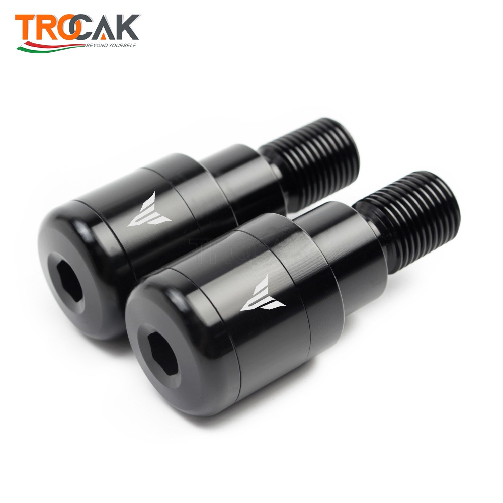 Handlebar Grips Bar End Caps สำหรับ YAMAHA MT07 MT07 MT09 MT09 MT 10