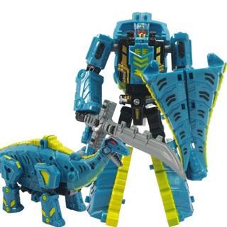 JINJIANG 5 IN 1 Transformation Dinosaur Deformation Toys Anime Dragon Robot Model Action Figures  Boys Children Gift Bri