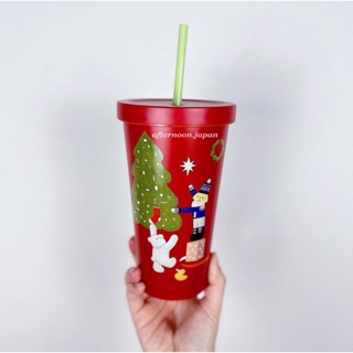♥️ [พร้อมส่ง] แก้วสแตนเลสคริสมาสใบแดง / Starbucks แท้💯‼️