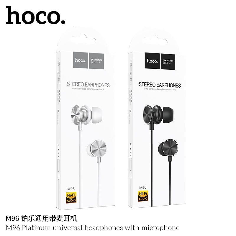 hoco-m96-platinum-music-ชุดหูฟังแบบมีสายพร้อมไมโครโฟนควบคุมด้วยปุ่มเดียวเหมาะสำหรับอินเทอร์เฟซ-3-5-มม