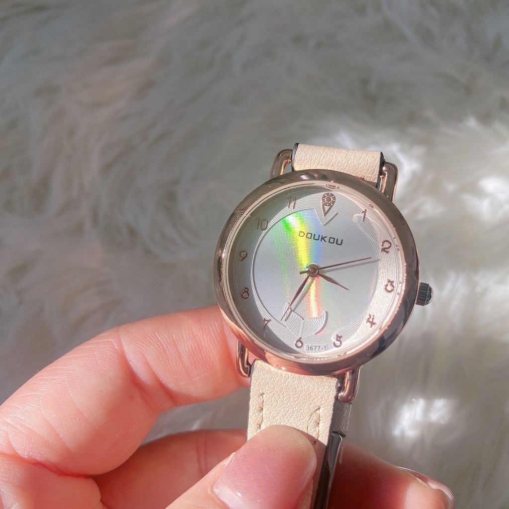 ins-tiktok-simple-style-นาฬิกาแฟชั่นตัวชี้สไตล์เกาหลี
