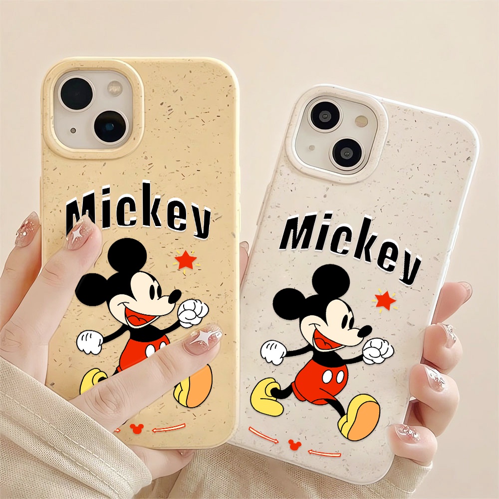 เคสโทรศัพท์มือถือแบบนิ่ม-ลายมิกกี้เมาส์วิ่ง-สีขาว-สําหรับ-iphone-14promax-11-13-12-7-8-plus-x-xr-xsmax