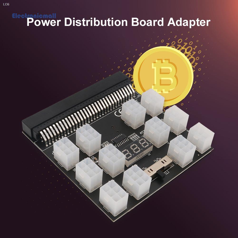 Powered USB Cables, Hubs & Adapters DPS-1200FB/QB A Power Supply Breakout  Board - 12 Ports With Cables For Crypto Mining Mining Breakout Board