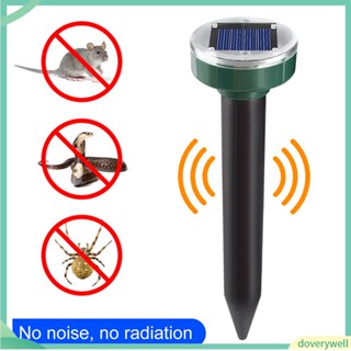 (Doverywell) Eco-Friendly Solar Power Ultrasonic Gopher Mole Snake Mouse Pest Reject Repeller