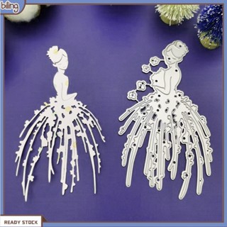 [biling] แม่พิมพ์ตัดลายเจ้าสาวสําหรับตกแต่งสมุด Diy