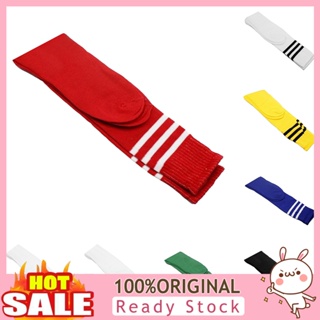 [B_398] 1 Pair Long Socks Pattern Anti-slide Polyester Football Soccer Socks for Sports