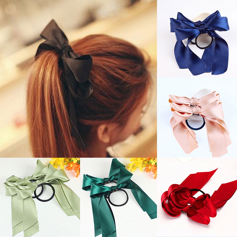 b-398-2-pcs-ribbon-rope-hair-ties-elastic-hair-band-girl-hair-accessories