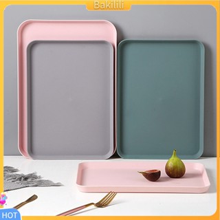 (Bakilili) ถาดพลาสติกทรงสี่เหลี่ยมสไตล์นอร์ดิกสําหรับใส่ผลไม้ขนมหวาน