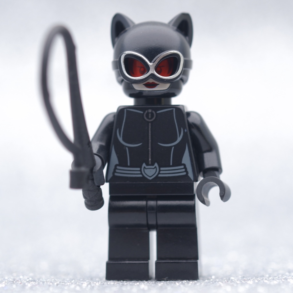 LEGO Catwoman Goggles Hero DC LEGO เลโก้ มินิฟิกเกอร์ ตัวต่อ ของเล่น