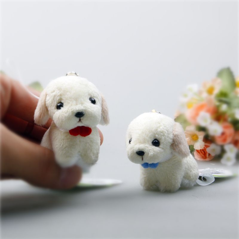 ของแท้จากญี่ปุ่น-mini-meggie-dog-super-cute-plush-puppy-doll-exquisite-pocket-small-plush-pendant-keychain