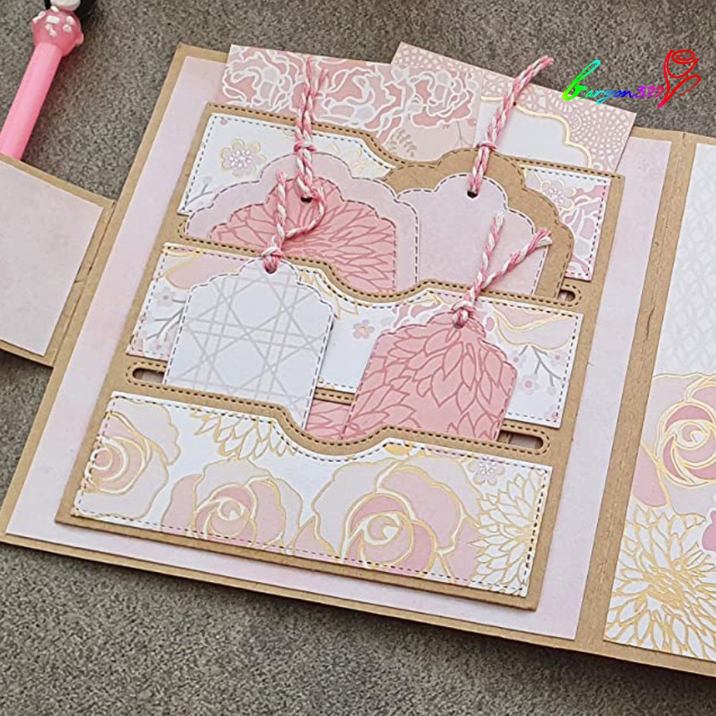 【AG】Embosser Template Suture Slot Pocket Pattern EcoFriendly Carbon