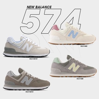 ของแท้ 100% New Balance Collection รองเท้าผ้าใบ สำหรับผู้หญิง 574EVG / 574EVW / 574RD