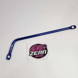 ZERN เหล็กยึดท่อ รุ่นตัวงอ รูปตัวL สีน้ำเงิน แปลงใส่รถได้ทุกรุ่น อลูมิเนียมเกรดอากาศยาน แถมสติ๊กเกอร์ZERN46