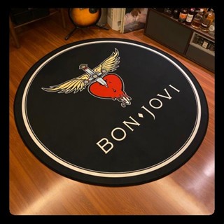 คุณภาพดี Bon Jovi Bon Jovi Band กันลื่น บาร์ร็อค พรมที่นั่ง เก้าอี้หมุน โซฟา ชั้นวางของ กลองไฟฟ้า ห้องนั่งเล่น เบาะ