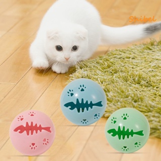 HOT_ Cat Hollow Outถอดเปลี่ยนได้ปลาBell Ballในร่มลูกแมวTeaserเสียงของเล่นเพื่อความบันเทิง