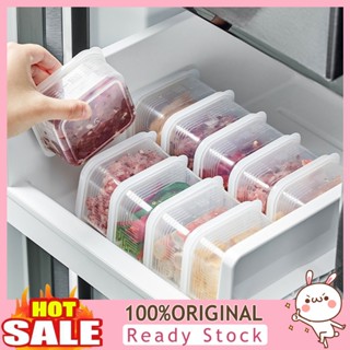 [B_398] 1 Set 100/200ml Food Storage Container with Lid Preservation Refrigerator Fruit Storage Box Household Supplies