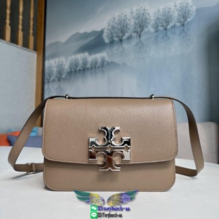 Tory Burch Eleanor crossbody shoulder messenger flap convertible underarm baguette square bag