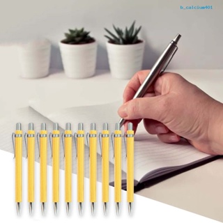 Calciwj 10Pcs Bamboo Pens Detachable Writing Fluently Refill Replaceable Thin Nib Design Comfortable Grip
