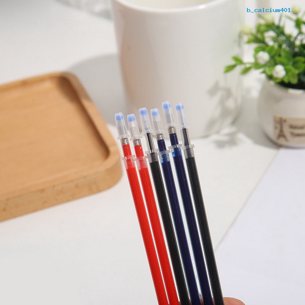 calciwj-20pcs-gel-pen-refills-red-black-blue-clear-ink-even-output-quick-drying-leak-proof-smooth