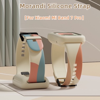 Morandi สายนาฬิกาข้อมือซิลิโคน แบบเปลี่ยน สําหรับ Xiaomi Mi Band 7 Pro Smart Watch