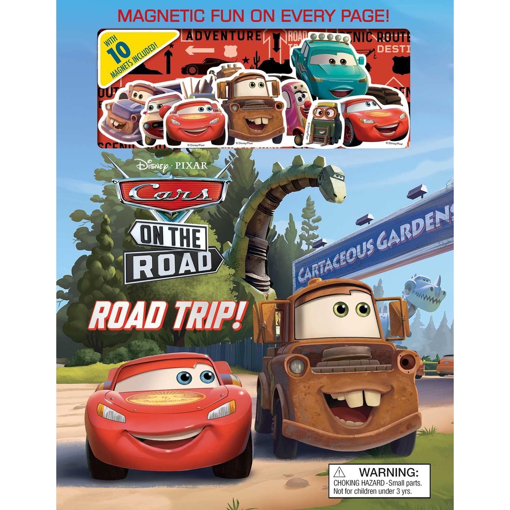 NEW! หนังสืออังกฤษ Disney Pixar: Cars on the Road: Road Trip! (Magnetic ...