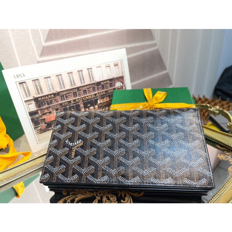 พรี-ราคา3900-goyard-bifold-wallet-กระเป๋าสตางค์-กระเป๋าเงิน-เหรียญ19-10-5cm